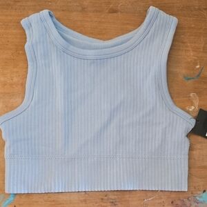 Art Class Girls Blue Lounge Bra / Cropped Tank